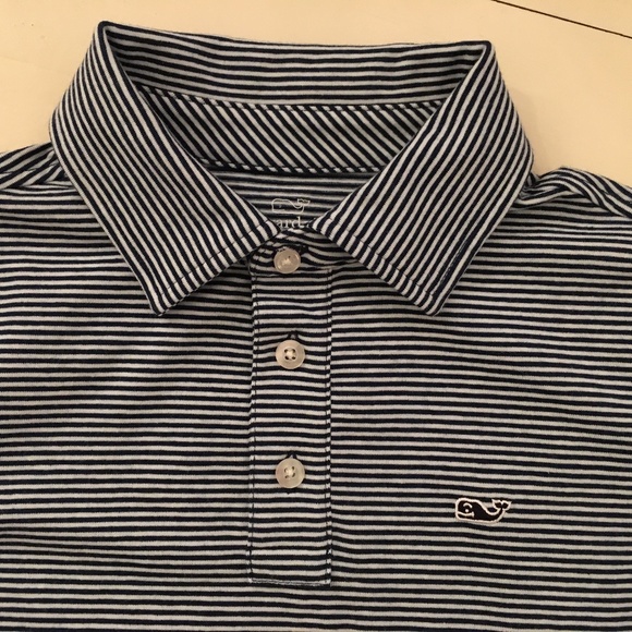 Vineyard Vines Boys L/S Polo - Size M (12-14) - Picture 2 of 6